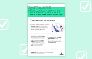 AB-Test Tool Checkliste